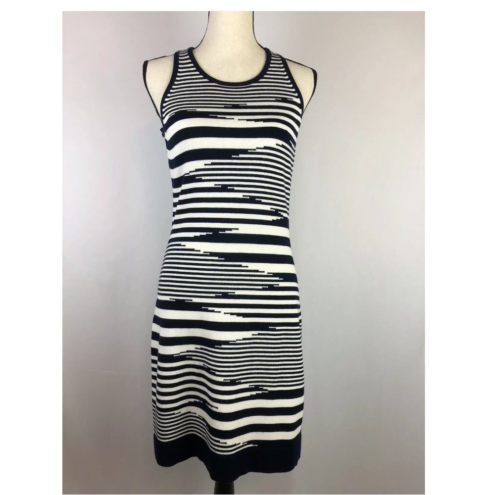 Milly Of New York Striped Knitted Bodycon Dress